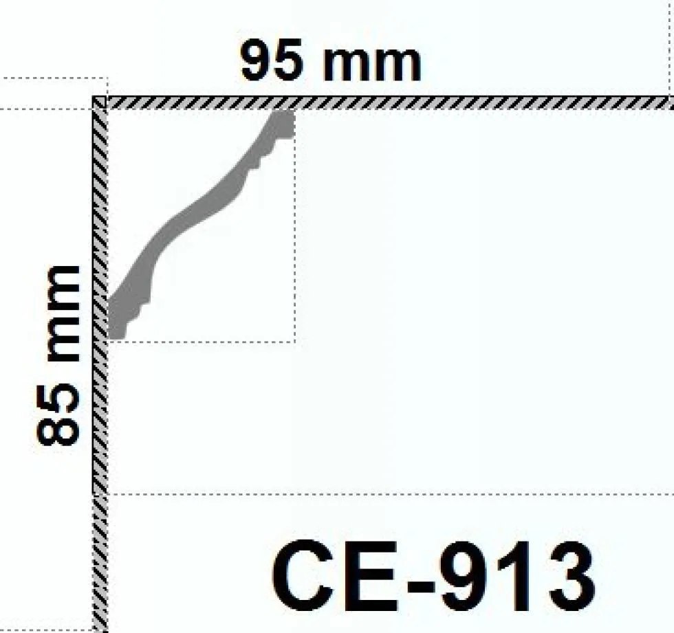 Reziso Gipsstuck Eckleiste CE-913