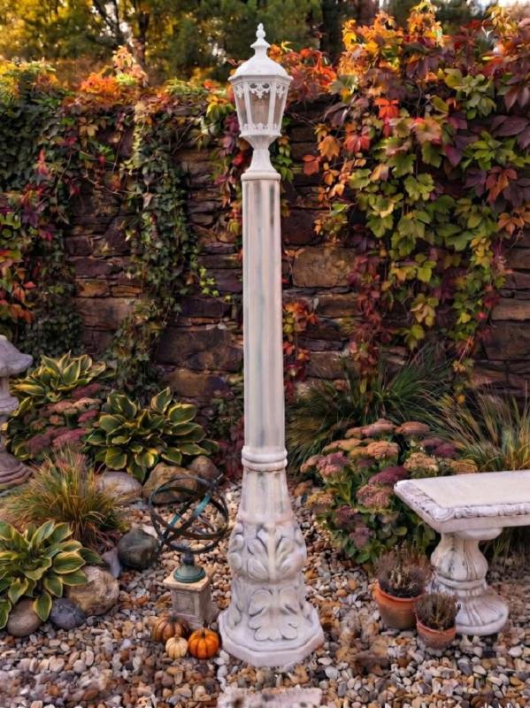 Laternenmast Sockel Gartenlaternen Betonmast Gartenleuchte 190cm