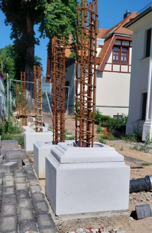 Torpfeiler Stahlbewährung