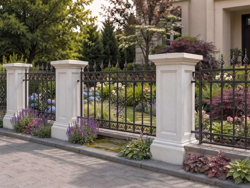 Pfeiler Zaunpfeiler Galeriesockel Postament Gartenfigur Pflanzgefäß Betonpfeiler 104cm
