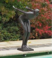 Bronze Figur Schwimmer Frederick