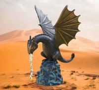 Bronze Garten Figur brüllender Hirsch