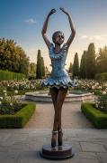 Ballerina Bronze Skulptur