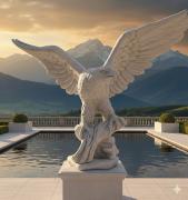 Seeadler Beton Gartenfigur