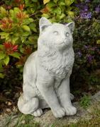 Katzenfigur aus Beton