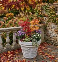 Pflanztopf aus Steinguss – frostfest & massiv für Garten 45cm