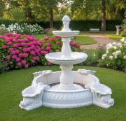Gartenbrunnen mit Wassrbecken