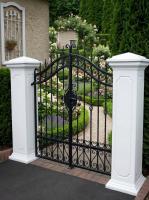 XL Beton Torpfeiler mit Abdeckplatte