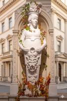 Karyatiden Wandfigur Neoklassizismus Fassaden Balkonwinkel Skulptur 160cm