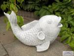 Koi Steinfigur für Gartenteich