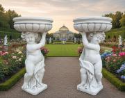 Putten Paar mit Pflanzschale