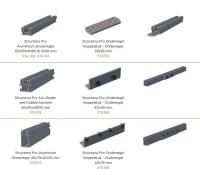 Aluminium Profile | Unterkonstuktion für Balkon und Terrassendielen