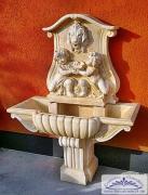 Brunnen mit Engel Figuren und Löwenkopf Antik Stil Gartenbrunnen 163cm 395kg BAD-2112