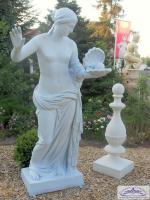 Skulptur aphrodite mit Muschel und Perle
