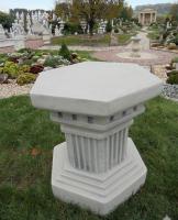 Sechseck Sockel Säule Podest Figurensockel Park & Gartendekoration 43cm