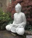 Buddha Figur aus Kunstbeton