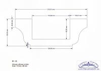PU-Balken Imitation Styroporprofil Deckenbalken Styroporstuck