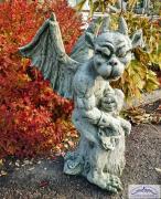 fantasie drachen aus beton