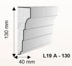 Styroporstuck fassadenprofil L19A