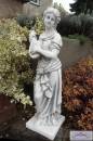 Gartenfigur Frau mit Mandoline