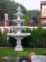 großer garten Springbrunnen