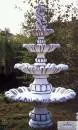 Gartenbrunnen mit 4 Wasserschalen