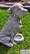 hundefigur als garten dekofigur