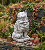 Gartenfigur Katze