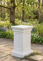 Sockel Pfeiler Säule Gartensockel Pflanzgefäße Gartenfiguren Beton Steinguss 45x45cm 87cm