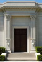 Komplette Pilaster Wandsäule mit Schmucksockel Lisene und Säulen Kapitell