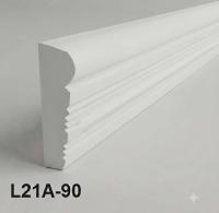Fassadenstuck Profile Leisten Styroporstuck Fassadenprofil Fensterstuck Zierleisten 90x25mm 300cm L21A-90