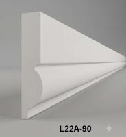 Fassadenstuck Styroporstuck Rahmenleisten Profile Fassadenleisten Stuckprofile 76x22mm 300cm L22A
