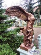 Gartenfigur Nike Farbe Bronce