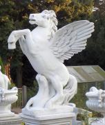 Pferde Gartenfigur Steinfigur