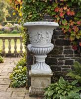 Pflanzamphore Himmelspforte Ziervase Pflanzgefäß Blumenkübel Engel Parkvase 78cm 95kg