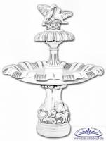 taubenbrunnen aus steinguss