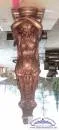 kaminumrandung gartenfigur wandkonsole balkonwinkel gartendekoration weiblich frau