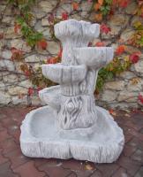Wasserfall Steinbrunnen Modern Art Deco Gartenbrunnen 102cm 323kg